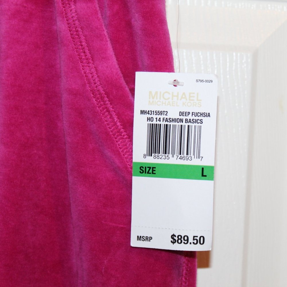 Michael Michael Kors Velvet Deep Fuchsia